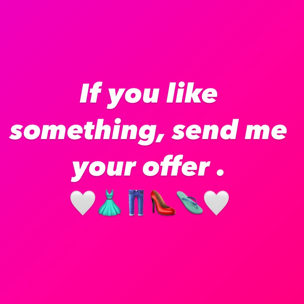 If you like anything in my closet, please send me an offer.